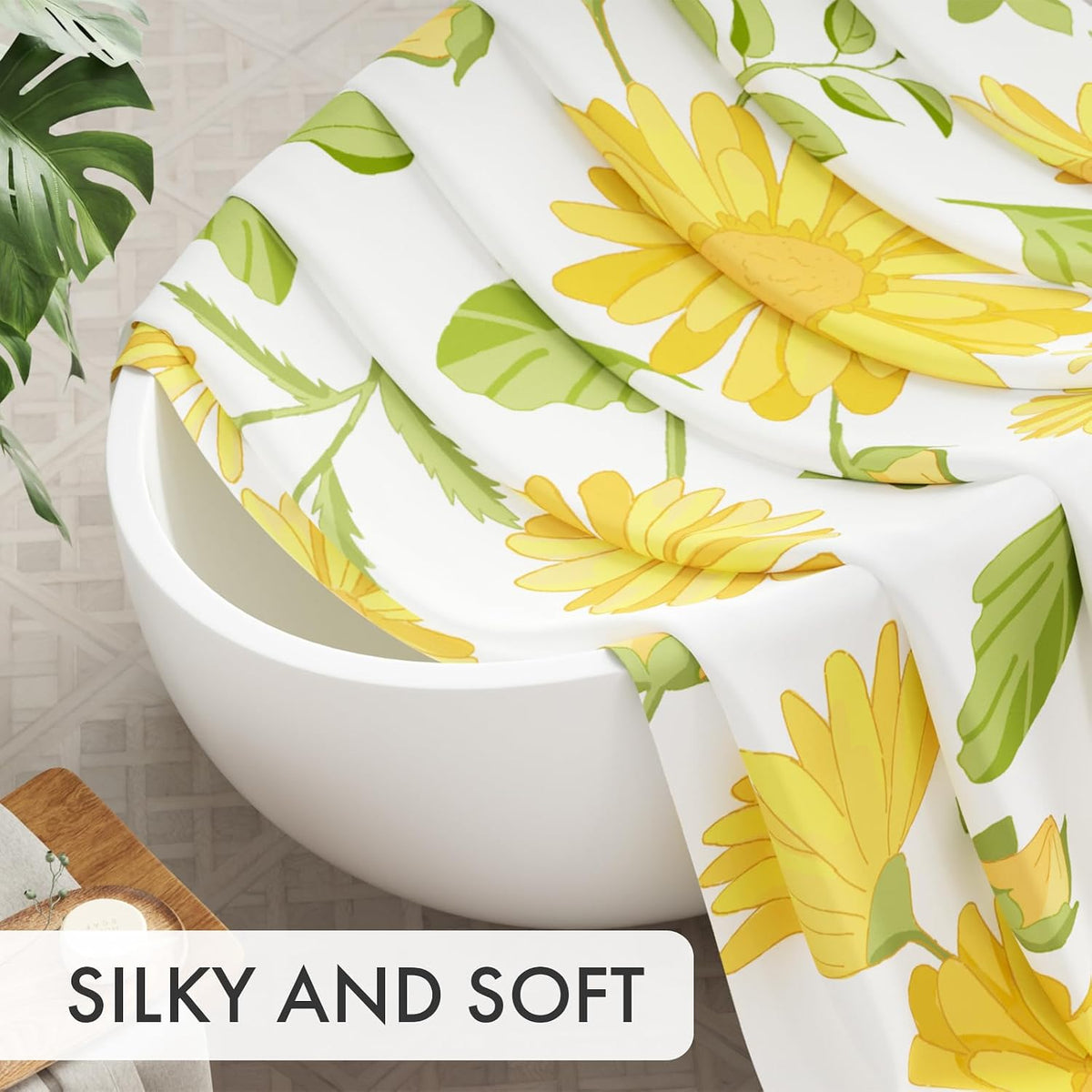 Shower Curtain, Washable Cloth Black Shower Curtain Sets with 12 Shower Curtain Hooks, Fabric Rustic Black and White Striped Curtain, Farmhouse Bathroom Curtains, 72x72 Inches