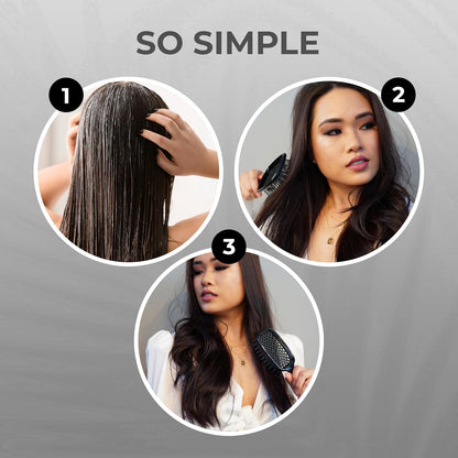 FHI Heat UNbrush Detangling Brush for Pain-Free Brushing on All Wet or Dry Hair Types — Durable DuoFlex Anti-Static Bristles, Lightweight Handle, Vented Hair Brush