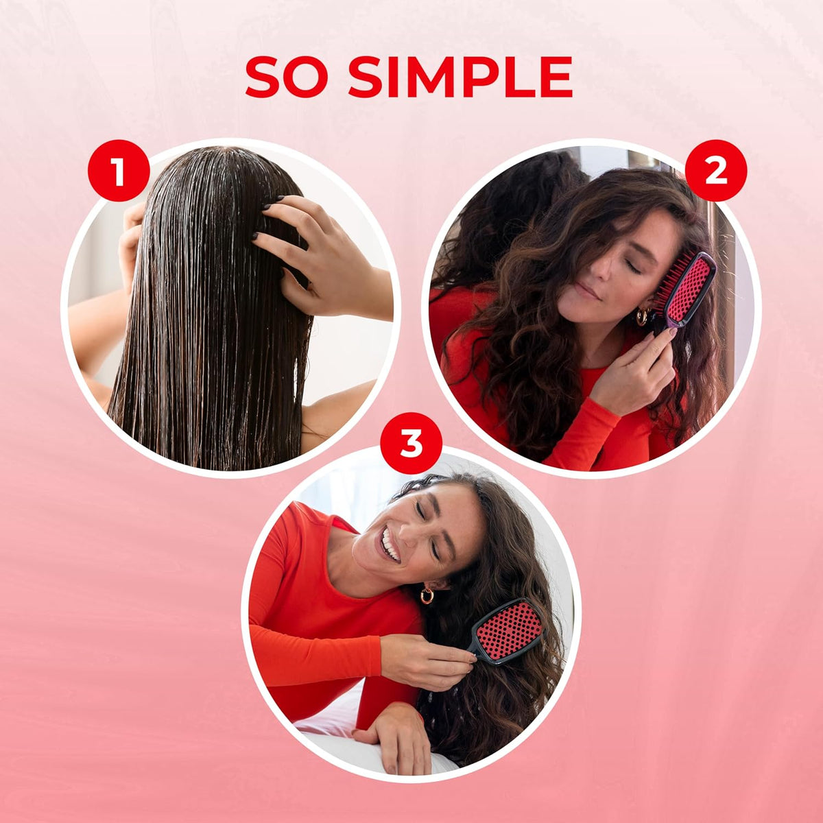 FHI Heat UNbrush Detangling Brush for Pain-Free Brushing on All Wet or Dry Hair Types — Durable DuoFlex Anti-Static Bristles, Lightweight Handle, Vented Hair Brush