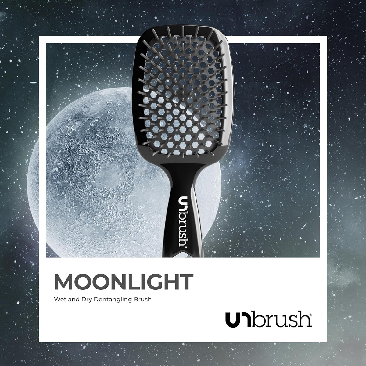 FHI Heat UNbrush Detangling Brush for Pain-Free Brushing on All Wet or Dry Hair Types — Durable DuoFlex Anti-Static Bristles, Lightweight Handle, Vented Hair Brush