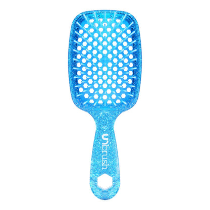FHI Heat UNbrush Detangling Brush for Pain-Free Brushing on All Wet or Dry Hair Types — Durable DuoFlex Anti-Static Bristles, Lightweight Handle, Vented Hair Brush