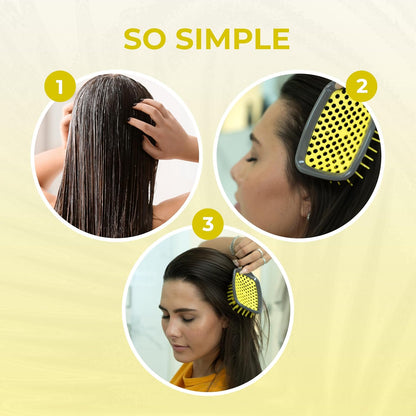 FHI Heat UNbrush Detangling Brush for Pain-Free Brushing on All Wet or Dry Hair Types — Durable DuoFlex Anti-Static Bristles, Lightweight Handle, Vented Hair Brush