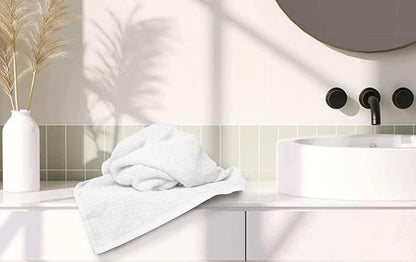 100% Cotton Bath Towels, 24x48 Pack of 6 Towels, Quick Dry, Highly Absorbent, Soft Feel Towel, Gym, Spa, Bathroom, Shower, Pool, Luxury Soft Towels (Grey, 24x48-6 Pack)