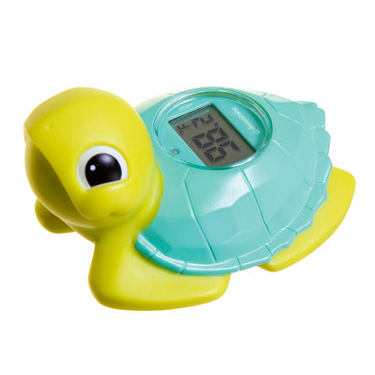 Baby Bath Thermometer - Turtle Water Thermometer for Bathtub | Instant Digital Water & Room Temperature - Fun Floating Turtle Toy - Helps Monitor Bath Water Temperature