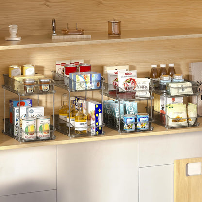 Bathroom Under Sink Organizers and Storage, Clear