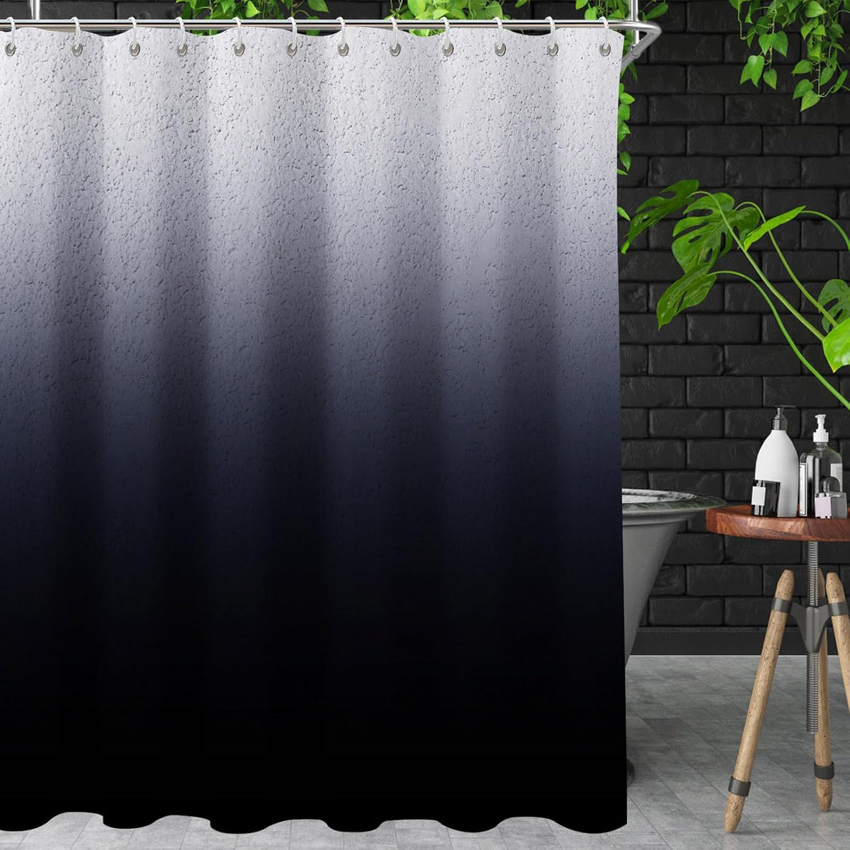 Shower Curtain Blue Eucalyptus Shower Curtains for Bathroom, Watercolor Leaf Shower Curtain Sets Waterproof Plant Shower Curtain Leaves Fabric Cloth Bathroom Curtains 72x72 inch with Hooks
