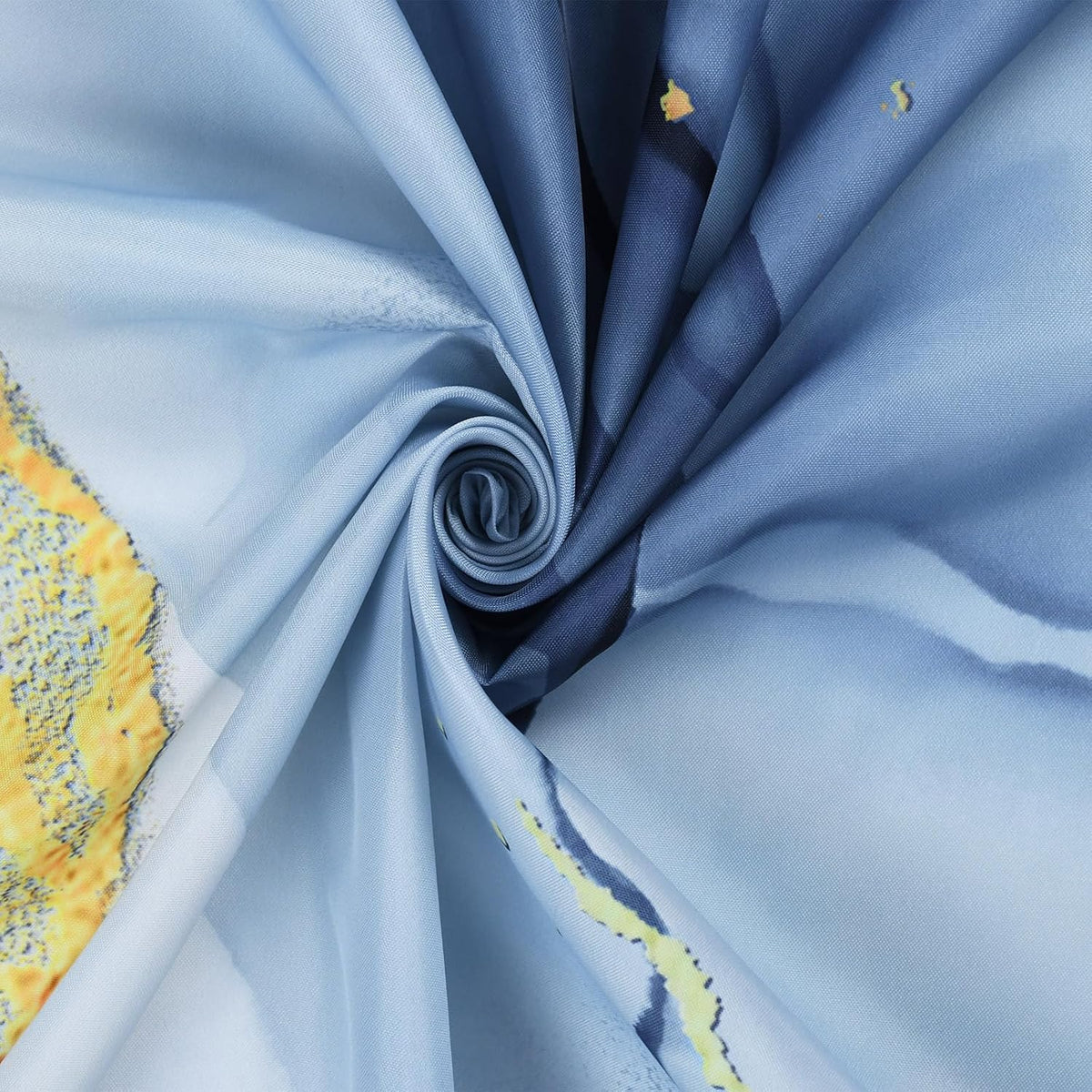 Shower Curtain Blue Eucalyptus Shower Curtains for Bathroom, Watercolor Leaf Shower Curtain Sets Waterproof Plant Shower Curtain Leaves Fabric Cloth Bathroom Curtains 72x72 inch with Hooks