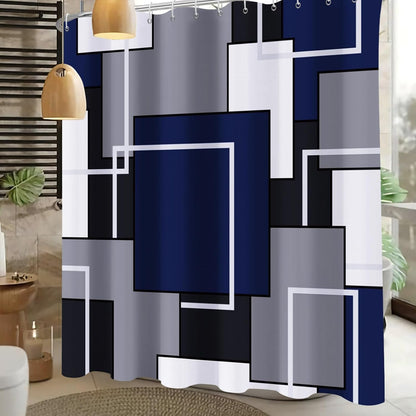 Shower Curtain Blue Eucalyptus Shower Curtains for Bathroom, Watercolor Leaf Shower Curtain Sets Waterproof Plant Shower Curtain Leaves Fabric Cloth Bathroom Curtains 72x72 inch with Hooks