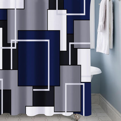 Shower Curtain Blue Eucalyptus Shower Curtains for Bathroom, Watercolor Leaf Shower Curtain Sets Waterproof Plant Shower Curtain Leaves Fabric Cloth Bathroom Curtains 72x72 inch with Hooks