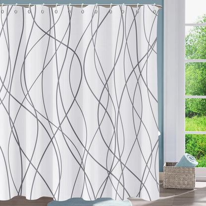 Shower Curtain Blue Eucalyptus Shower Curtains for Bathroom, Watercolor Leaf Shower Curtain Sets Waterproof Plant Shower Curtain Leaves Fabric Cloth Bathroom Curtains 72x72 inch with Hooks