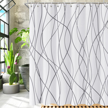 Shower Curtain Blue Eucalyptus Shower Curtains for Bathroom, Watercolor Leaf Shower Curtain Sets Waterproof Plant Shower Curtain Leaves Fabric Cloth Bathroom Curtains 72x72 inch with Hooks