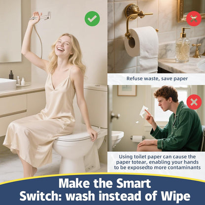 Handheld Bidet Sprayer for Toilet, Adjustable Water Pressure