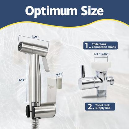 Handheld Bidet Sprayer for Toilet, Adjustable Water Pressure