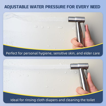 Handheld Bidet Sprayer for Toilet, Adjustable Water Pressure