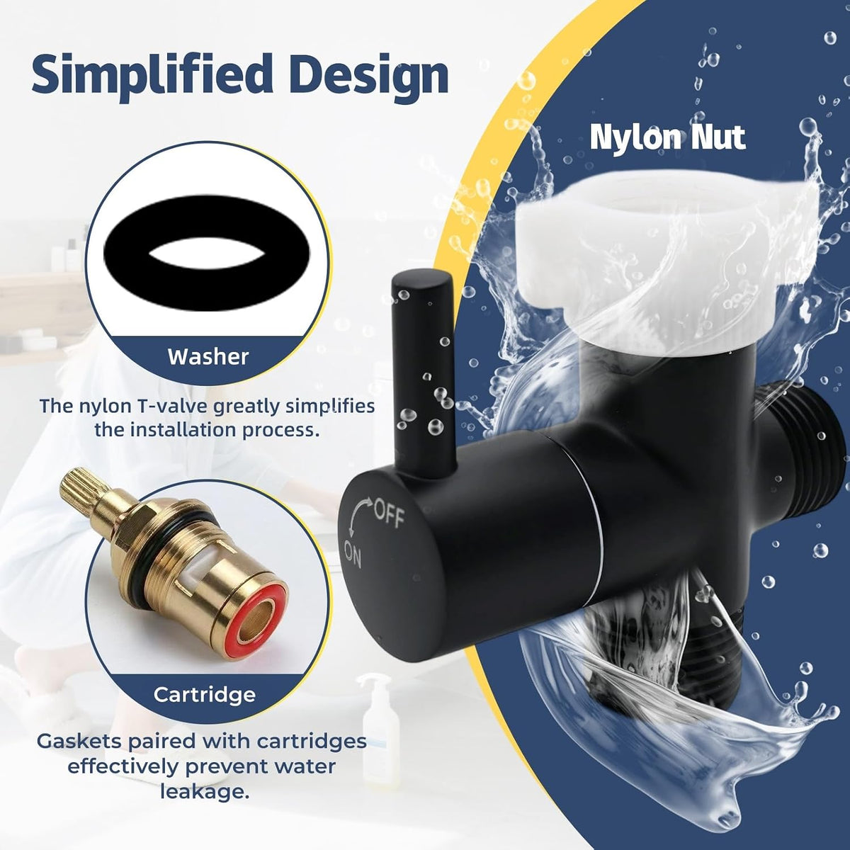 Handheld Bidet Sprayer for Toilet, Adjustable Water Pressure