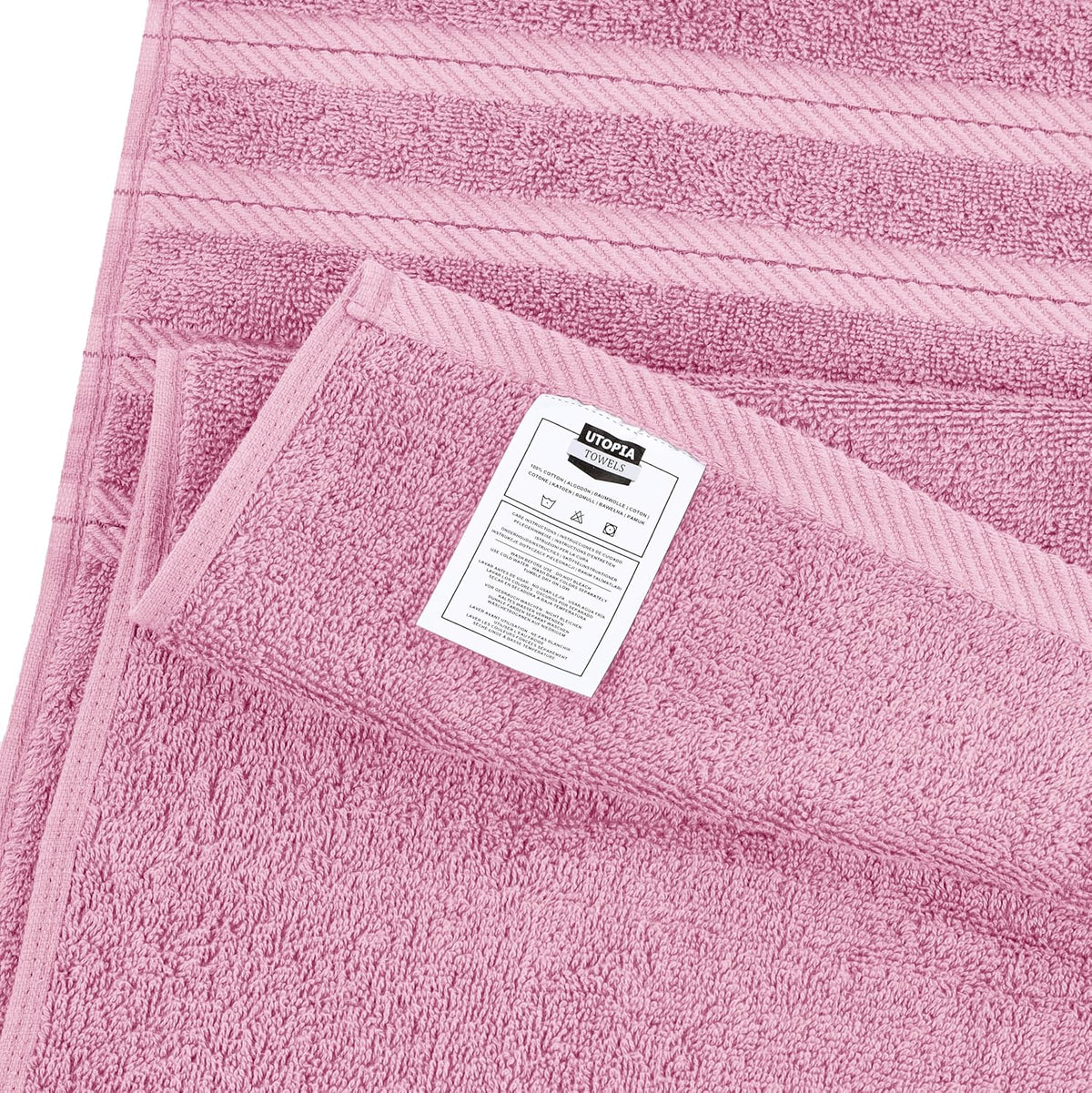 4 Pack XL Bath Towels, 30x60 in, Cotton, Grey | Oversized Premium Ring Spun Cotton Towels - Soft, Lightweight, Highly Absorbent, Fast-Drying, Great for Daily Use