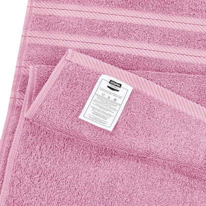 4 Pack XL Bath Towels, 30x60 in, Cotton, Grey | Oversized Premium Ring Spun Cotton Towels - Soft, Lightweight, Highly Absorbent, Fast-Drying, Great for Daily Use