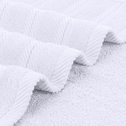 4 Pack XL Bath Towels, 30x60 in, Cotton, Grey | Oversized Premium Ring Spun Cotton Towels - Soft, Lightweight, Highly Absorbent, Fast-Drying, Great for Daily Use