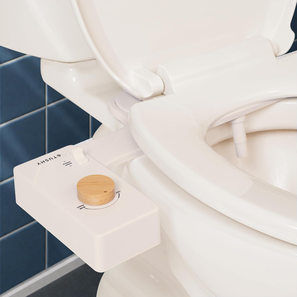 Classic 3.0 Bidet Toilet Seat Attachment, Brushed Nickel