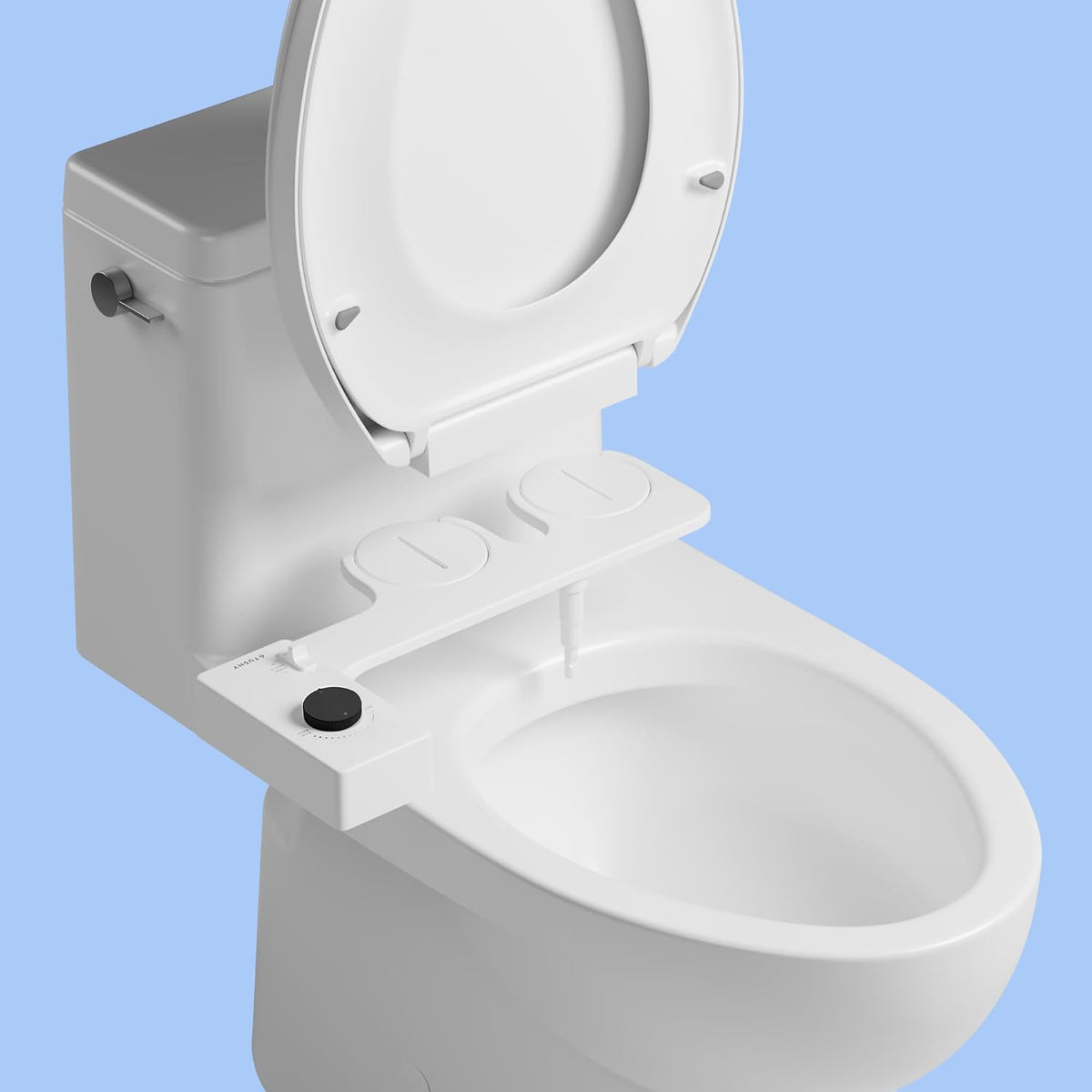 Classic 3.0 Bidet Toilet Seat Attachment, Brushed Nickel