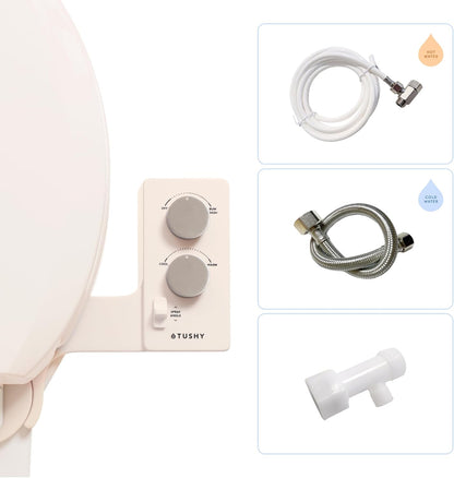 Classic 3.0 Bidet Toilet Seat Attachment, Brushed Nickel