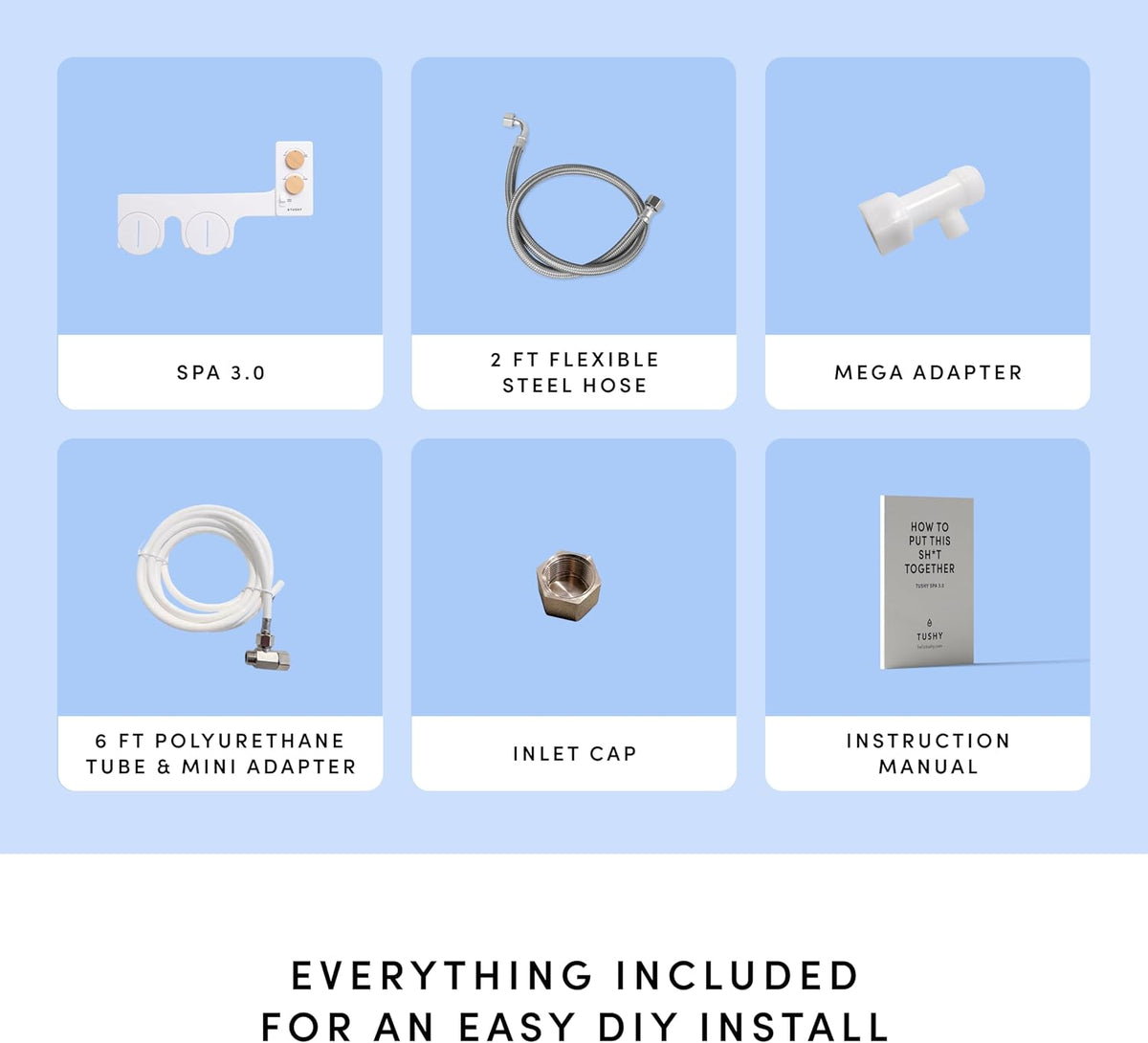 Classic 3.0 Bidet Toilet Seat Attachment, Brushed Nickel