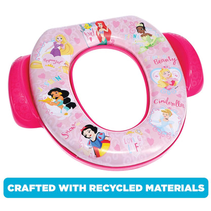 Princess "Loving Life" Soft Potty Seat and Potty Training Seat - Soft Cushion, Baby Potty Training, Safe, Easy to Clean