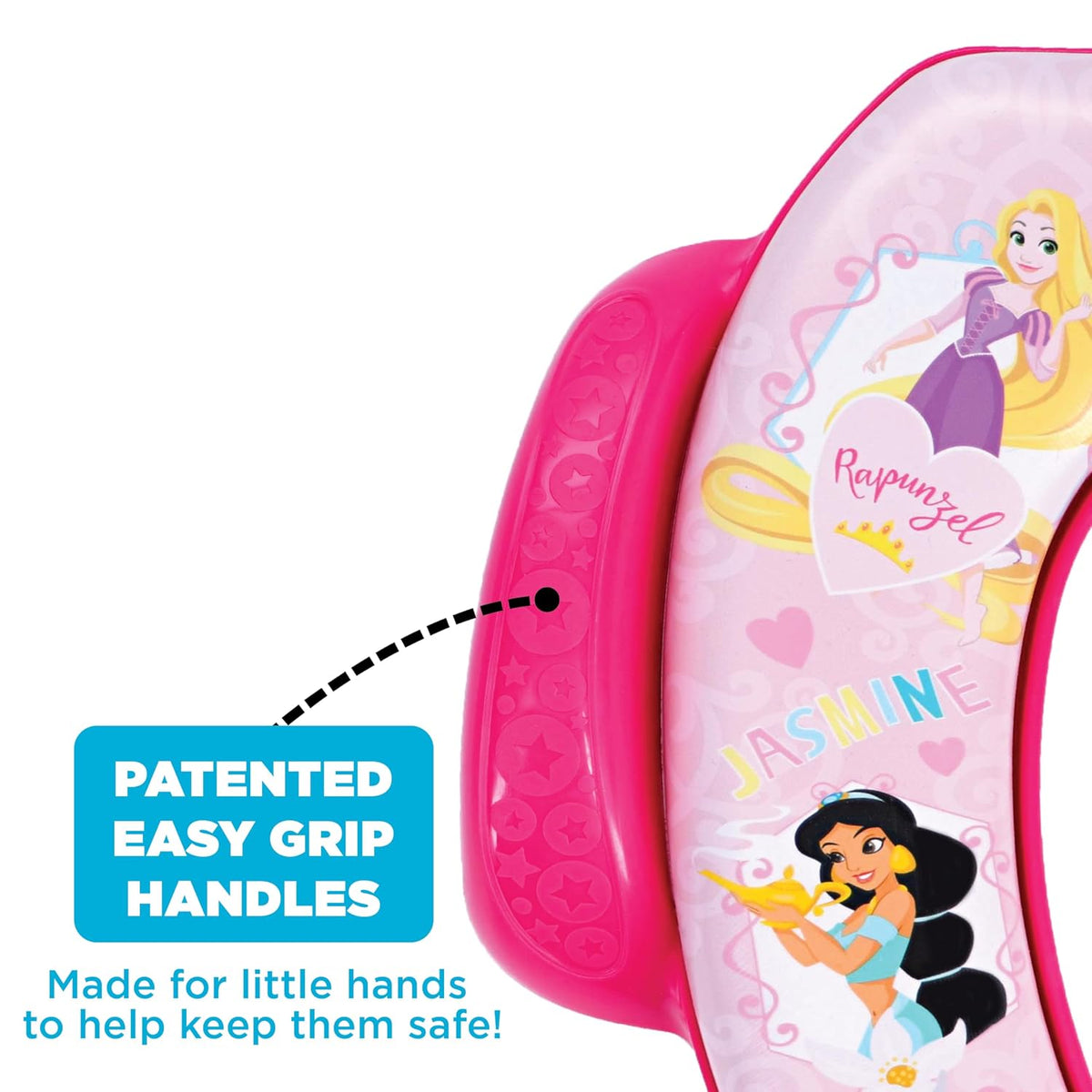 Princess "Loving Life" Soft Potty Seat and Potty Training Seat - Soft Cushion, Baby Potty Training, Safe, Easy to Clean