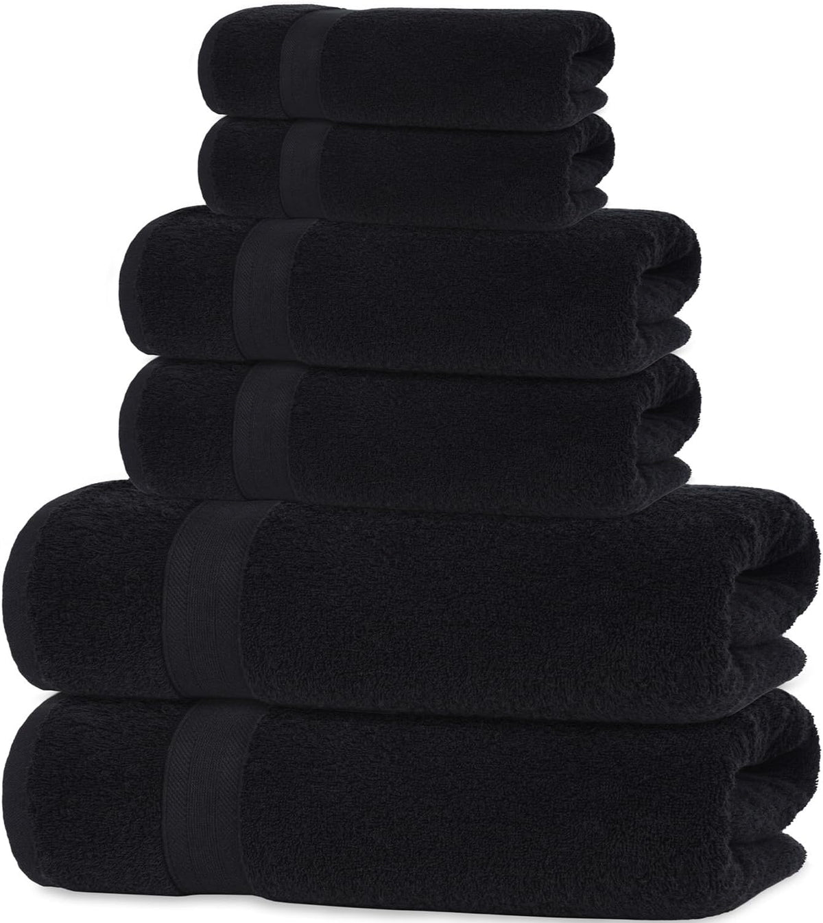 Quick-Dry, Soft & High Absorbent Hand Towels 16"x29" Cotton Turkish Hand Towel Set of 4 | Daily Use 100% Cotton Towels for Bathroom, Gym & More | Bathroom Hand Towels (4 Pcs, White)