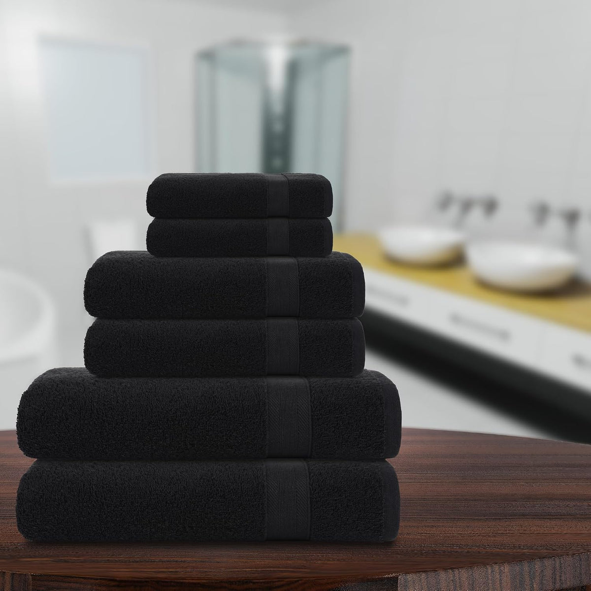 Quick-Dry, Soft & High Absorbent Hand Towels 16"x29" Cotton Turkish Hand Towel Set of 4 | Daily Use 100% Cotton Towels for Bathroom, Gym & More | Bathroom Hand Towels (4 Pcs, White)