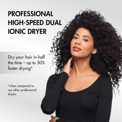 BabylissPRO Nano Titanium Hair Dryer, Professional 1875-Watt Blow Dryer, Lightweight, Ionic Technology Dries Hair Faster with Less Frizz