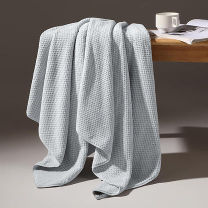REDKISS Soft 6 Piece Bath Towels Set, 2 Large Bath Towel Sheet, 2 Hand Towels, 2 Washcloths, Highly Absorbent, Quick Dry, Lightweight Towel Sets Collection, Premium Gray Towels for Bathroom, Gym & Spa