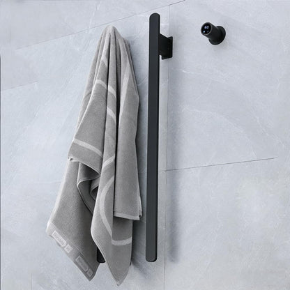 Bathroom Heated Towel Rack, Brushed Gold Towel Warmer, 2Bars, 110V | Smart Touch Control, Wall Mounted, Concealed Hardwired, Stainless Steel, Dry Towels in Modern Bathrooms, Space-Saving Design