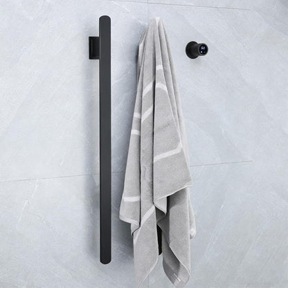 Bathroom Heated Towel Rack, Brushed Gold Towel Warmer, 2Bars, 110V | Smart Touch Control, Wall Mounted, Concealed Hardwired, Stainless Steel, Dry Towels in Modern Bathrooms, Space-Saving Design