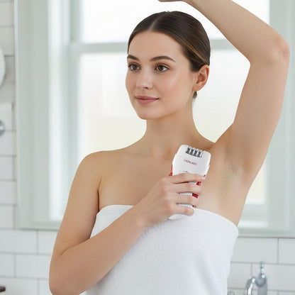 Legend 4 | Cordless Epilator Hair Removal Device for Women, 2 Speed Bikini Trimmer, Electric Shaver for Women, Rechargeable Body Hair Remover | Up to 6 Weeks of Smooth Skin, Cordless Rechargeable, Runs While Charging, Face & Leg Hair Removal, 80 Degree