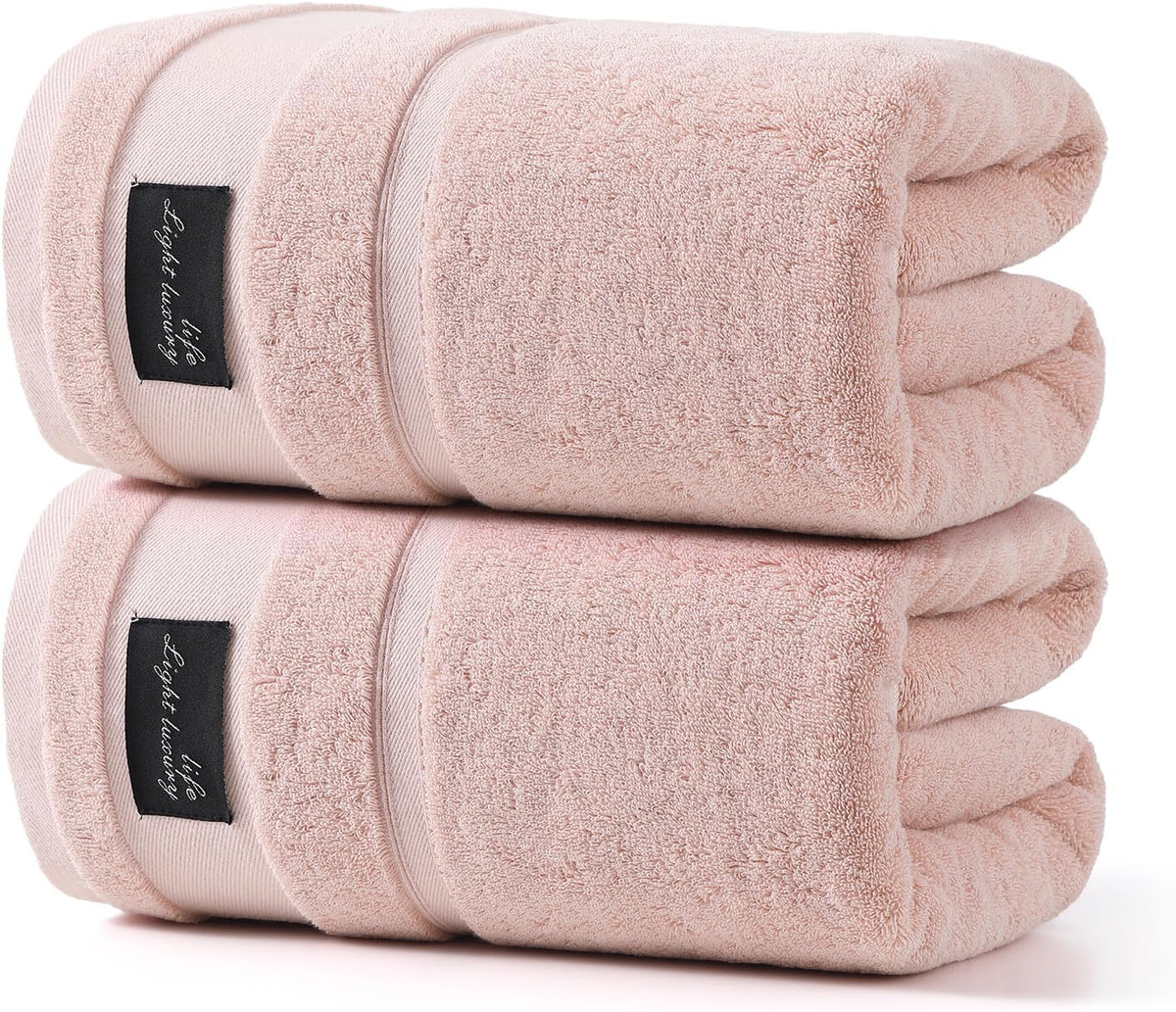 REDKISS Large Bath Towels, 100% Cotton, 31x63 in,Heavyweight 760G, Highly Absorbent & Quick Dry, Super Soft Luxury Shower Towels for Bathroom,Hotel Collection - Blue