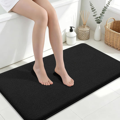 Memory Foam Bath Mat 30x20, Extra Soft Absorbent Bathroom Rugs - Colors A