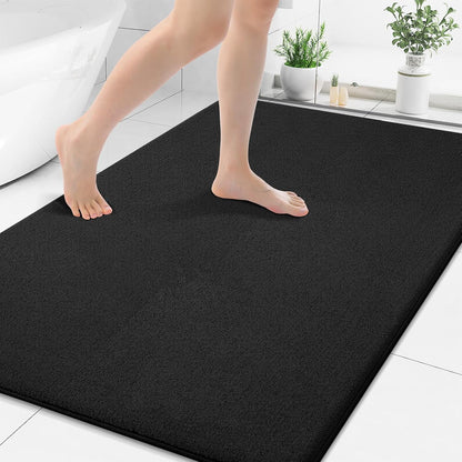 Memory Foam Bath Mat 30x20, Extra Soft Absorbent Bathroom Rugs - Colors A