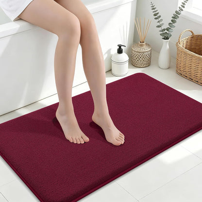 Memory Foam Bath Mat 30x20, Extra Soft Absorbent Bathroom Rugs - Colors A
