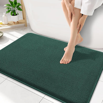 Memory Foam Bath Mat 30x20, Extra Soft Absorbent Bathroom Rugs - Colors A