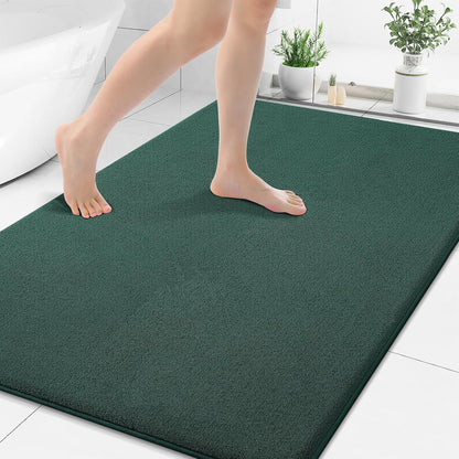 Memory Foam Bath Mat 30x20, Extra Soft Absorbent Bathroom Rugs - Colors A