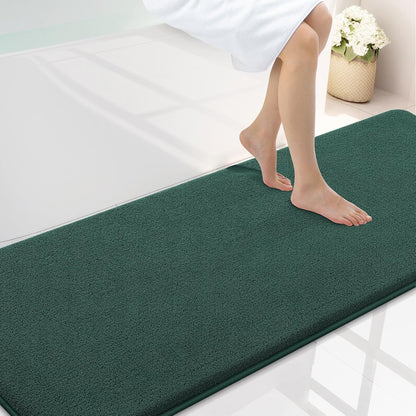 Memory Foam Bath Mat 30x20, Extra Soft Absorbent Bathroom Rugs - Colors A