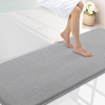 Memory Foam Bath Mat 30x20, Extra Soft Absorbent Bathroom Rugs - Colors A