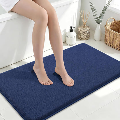 Memory Foam Bath Mat 30x20, Extra Soft Absorbent Bathroom Rugs - Colors A