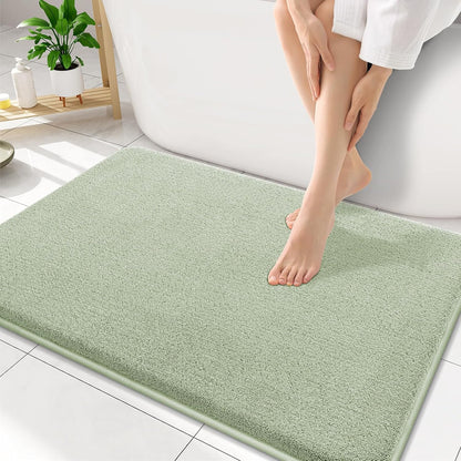Memory Foam Bath Mat 30x20, Extra Soft Absorbent Bathroom Rugs - Colors A