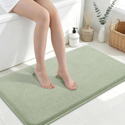 Memory Foam Bath Mat 30x20, Extra Soft Absorbent Bathroom Rugs - Colors A