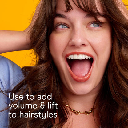 Hair Brush Set, Grip & Lift Vent, Full-Size & Mid-Size, Black