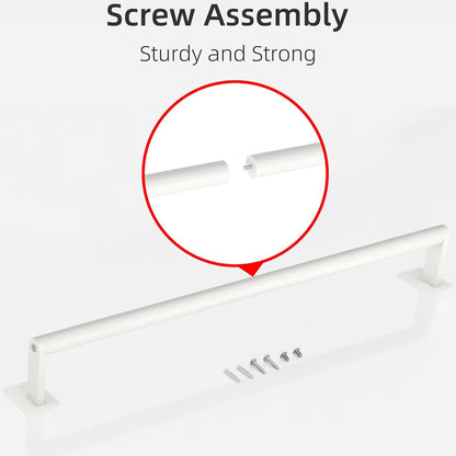 Bathroom Towel Bar, 24 Inch Towel Racks for Bathroom Wall Mounted, Heavy Duty Hand Towel Holder Organizer, Modern Home Decor Towel Rod, Matte Black Single Bar