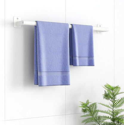 Bathroom Towel Bar, 24 Inch Towel Racks for Bathroom Wall Mounted, Heavy Duty Hand Towel Holder Organizer, Modern Home Decor Towel Rod, Matte Black Single Bar