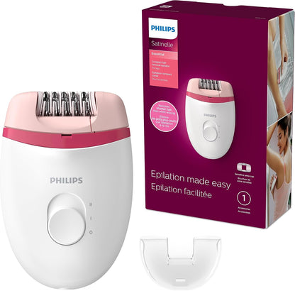 Philips Epilator Series 2000, Corded Epilator for Legs and Body, Hair Removal Device for Women, Model BRE227/00